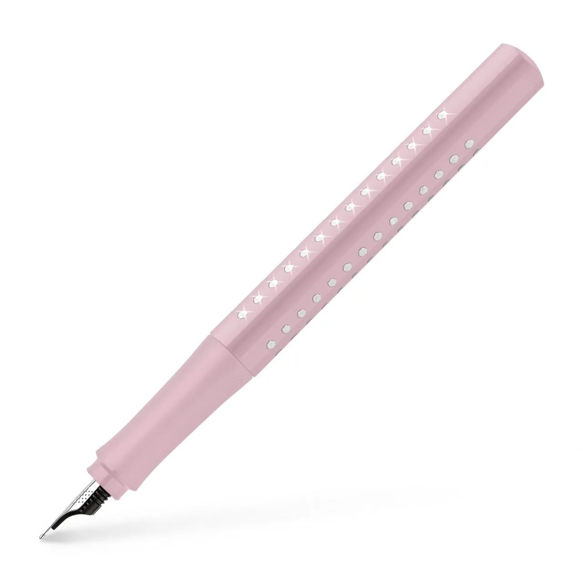 Faber-Castell Grip Fountain Pen - Sparkle Rose-Pen Boutique Ltd