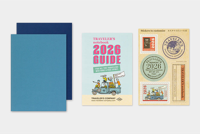 Traveler's Notebook - 2026 Weekly (Passport Size)-Pen Boutique Ltd
