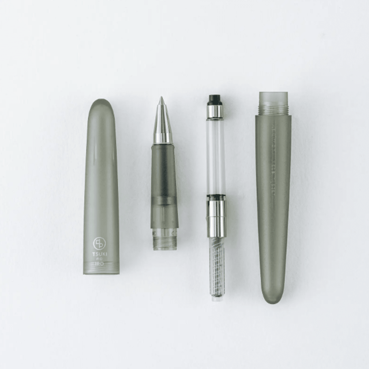 Hobonichi Techo Exclusive Color Rollerball Pen - Kakimori x TSUKI no IRO: Frost - Pen Boutique Ltd