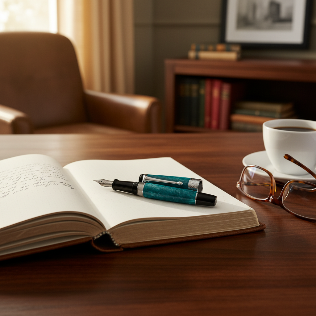 Aurora Optima Fountain Pen - Limited Edition - Sogno del Mare (Pen Boutique Exclusive)-Pen Boutique Ltd