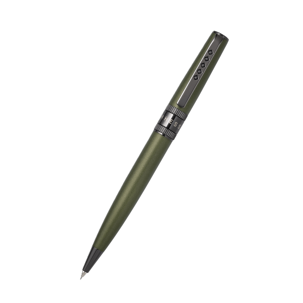 Tom Hessin Rebel "Garrison Green" Mechanical Pencil – Gunmetal Trim - Pen Boutique Ltd