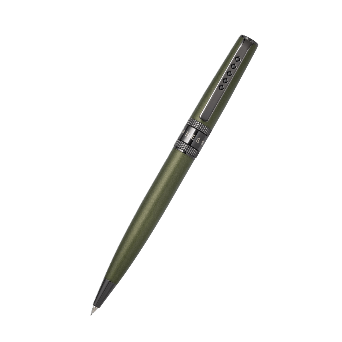 Tom Hessin Rebel "Garrison Green" Mechanical Pencil – Gunmetal Trim - Pen Boutique Ltd