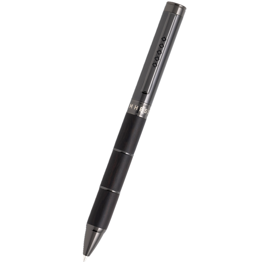 Tom Hessin Revolution Charcoal Mechanical Pencil - Wooden Barrel & Gunmetal Trim-Pen Boutique Ltd