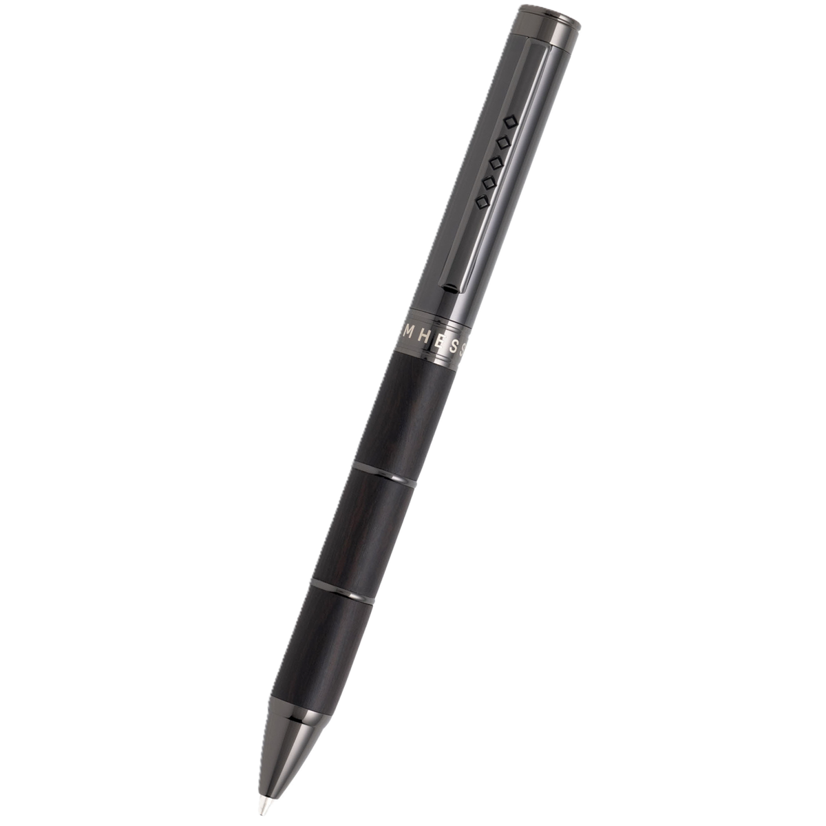 Tom Hessin Revolution Charcoal Mechanical Pencil - Wooden Barrel & Gunmetal Trim-Pen Boutique Ltd