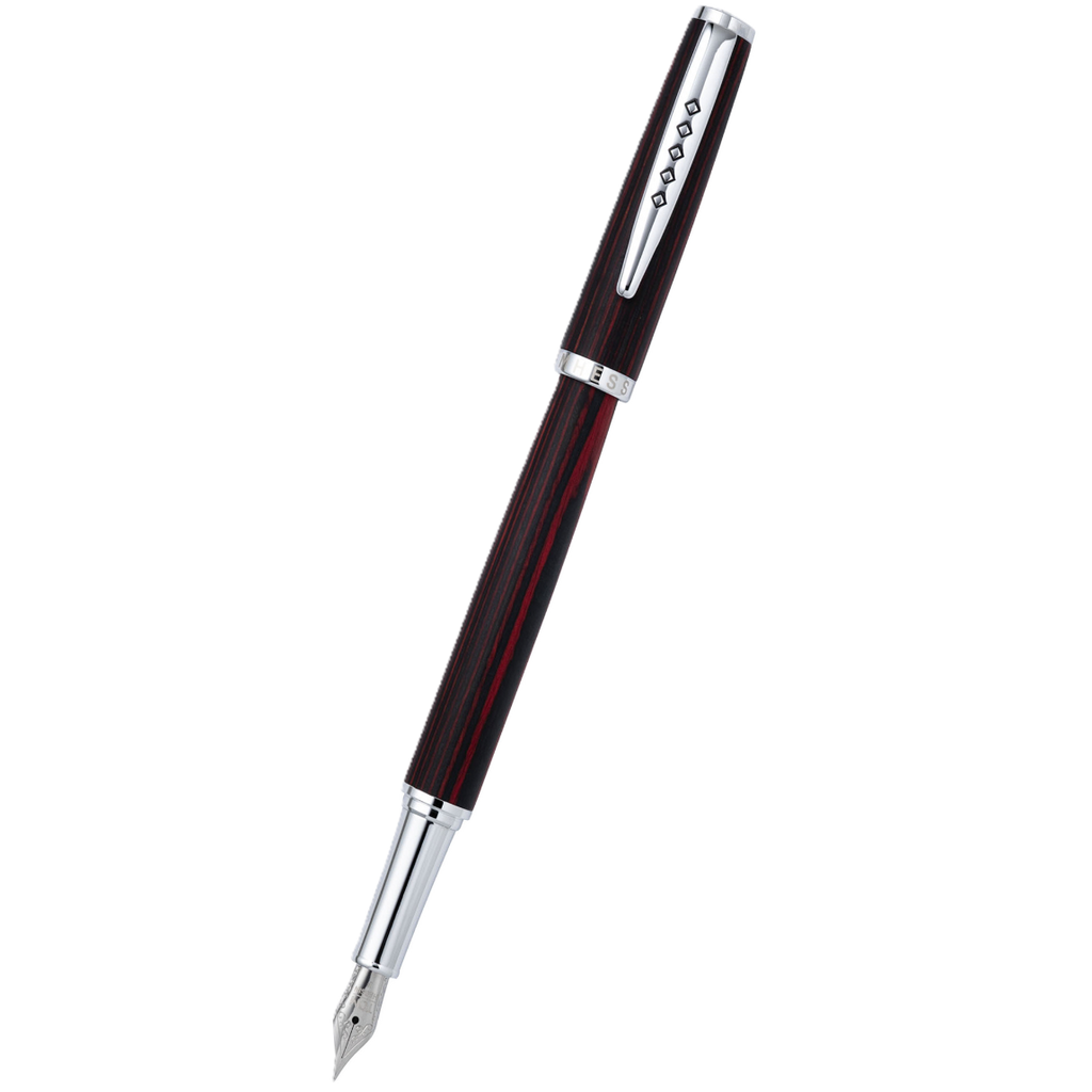 Tom Hessin Edinburgh Forth Bridge Red Fountain Pen-Pen Boutique Ltd