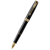 Parker Sonnet Black Lacquer with Gold Trim Fountain Pen-Pen Boutique Ltd