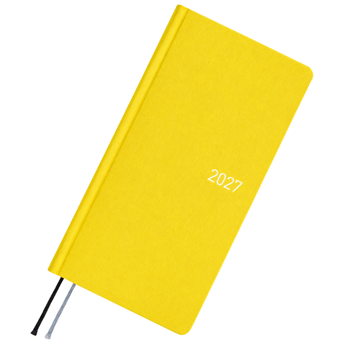 Hobonichi 2027 Mega Light Hard Cover English Book - Colors: Canaria Yellow -Tall & Slim (Weeks - January Start)-Pen Boutique Ltd