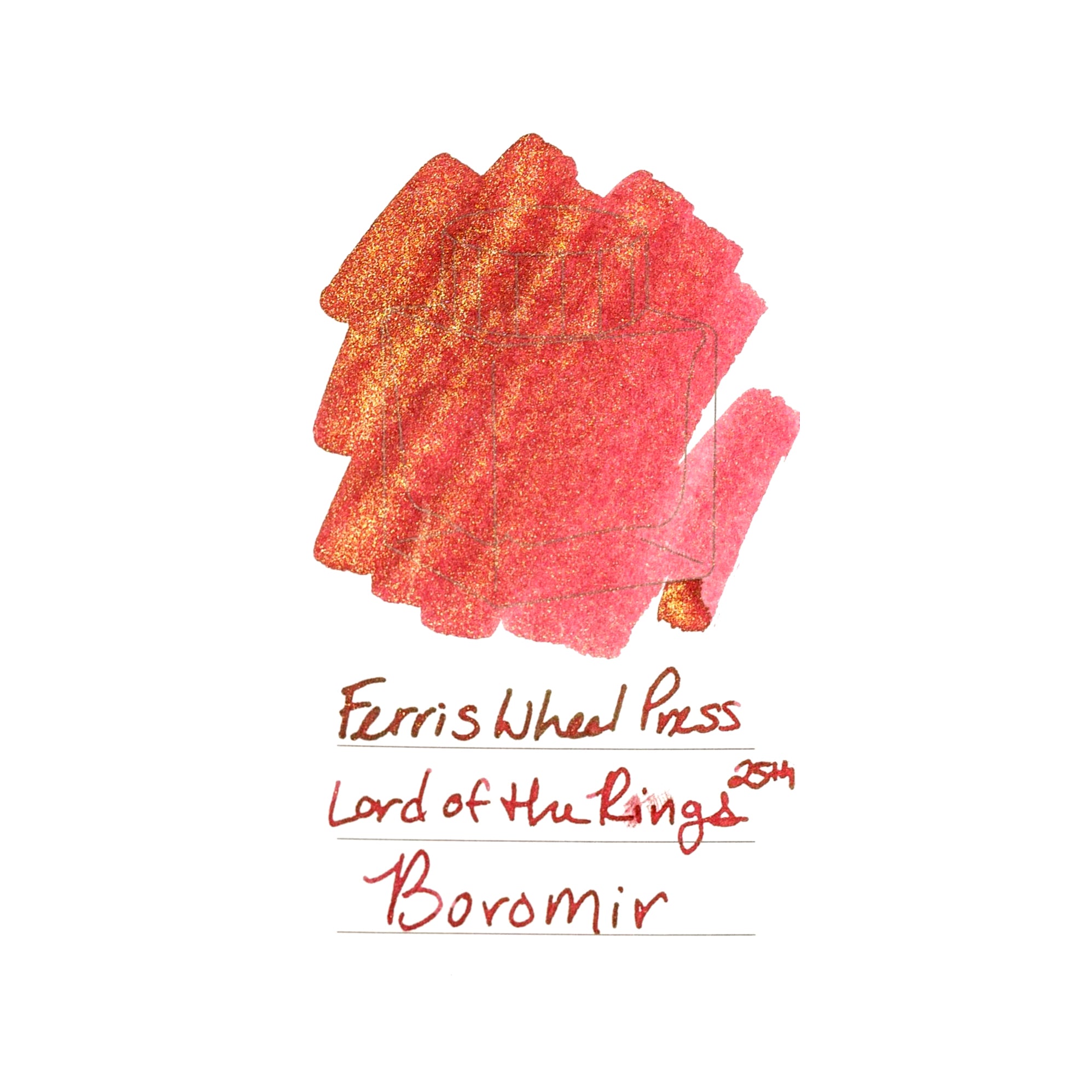 Ferris Wheel Press x Lord of the Rings Ink Bottle - Boromir Signature Ink - 38 ml - Pen Boutique Ltd