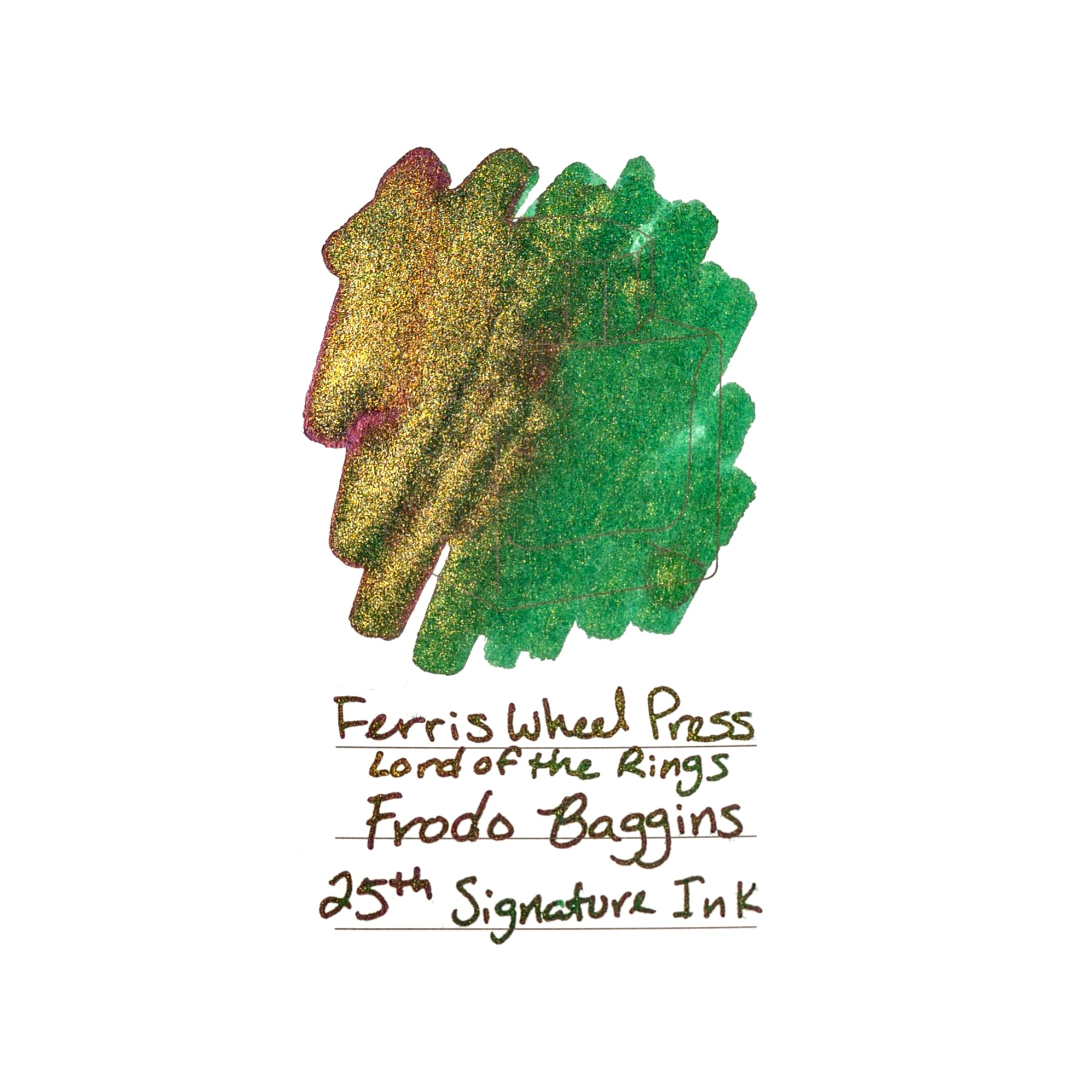 Ferris Wheel Press x Lord of the Rings Ink Bottle - Frodo Baggins Signature Ink - 38 ml - Pen Boutique Ltd