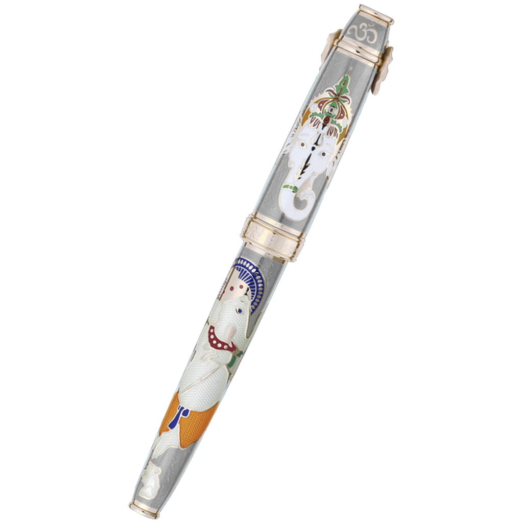David Oscarson Lord Ganesha Rollerball Pen - Verdigris