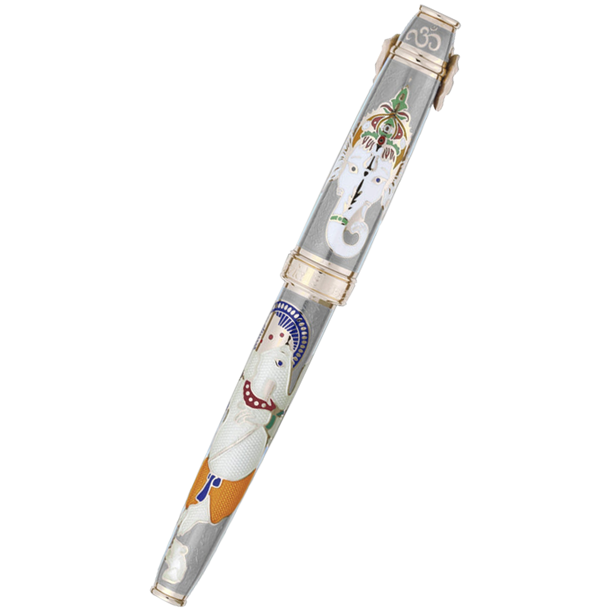 David Oscarson Lord Ganesha Rollerball Pen - Verdigris