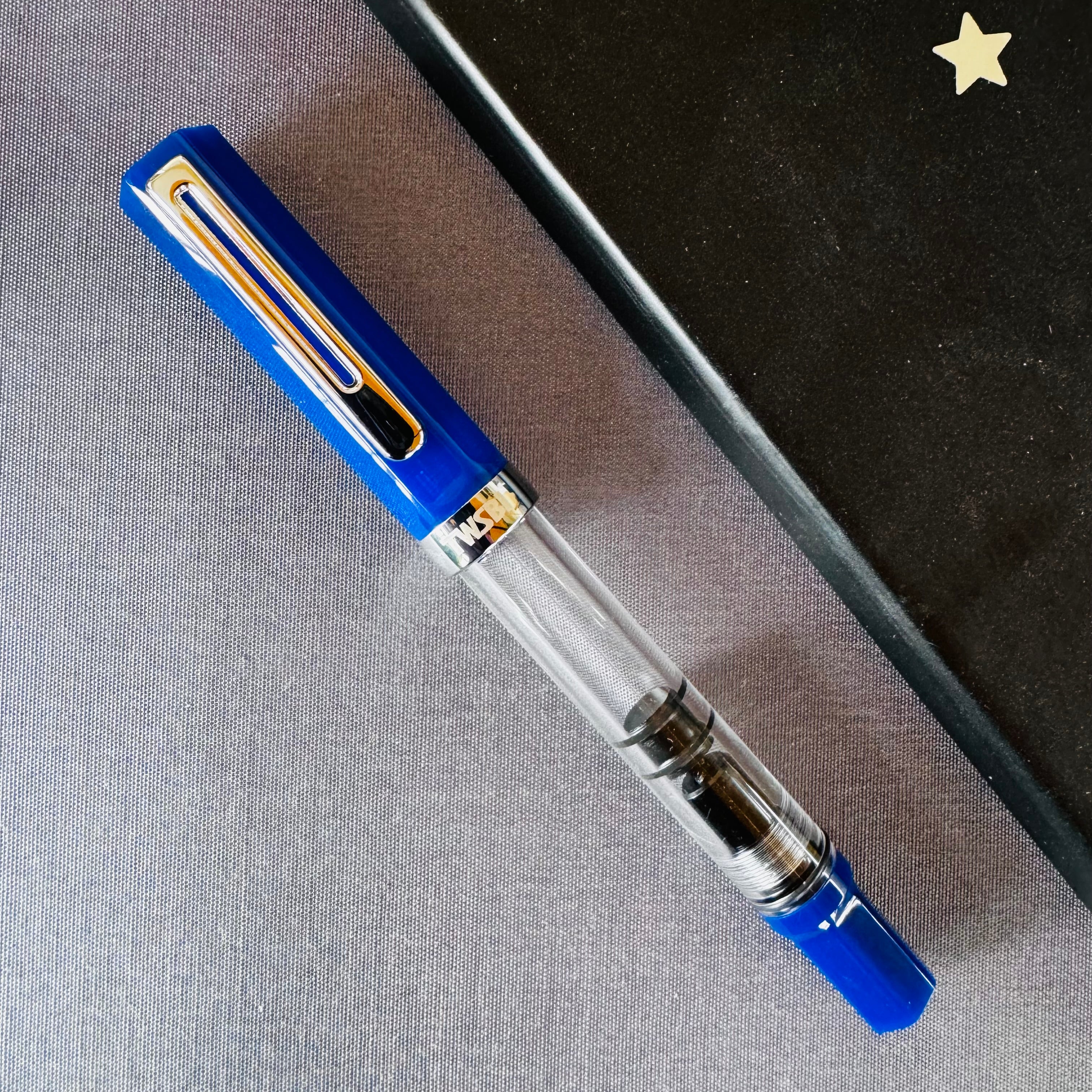 TWSBI Eco Fountain Pen - Dark Sapphire - Chrome Trim TWSBI