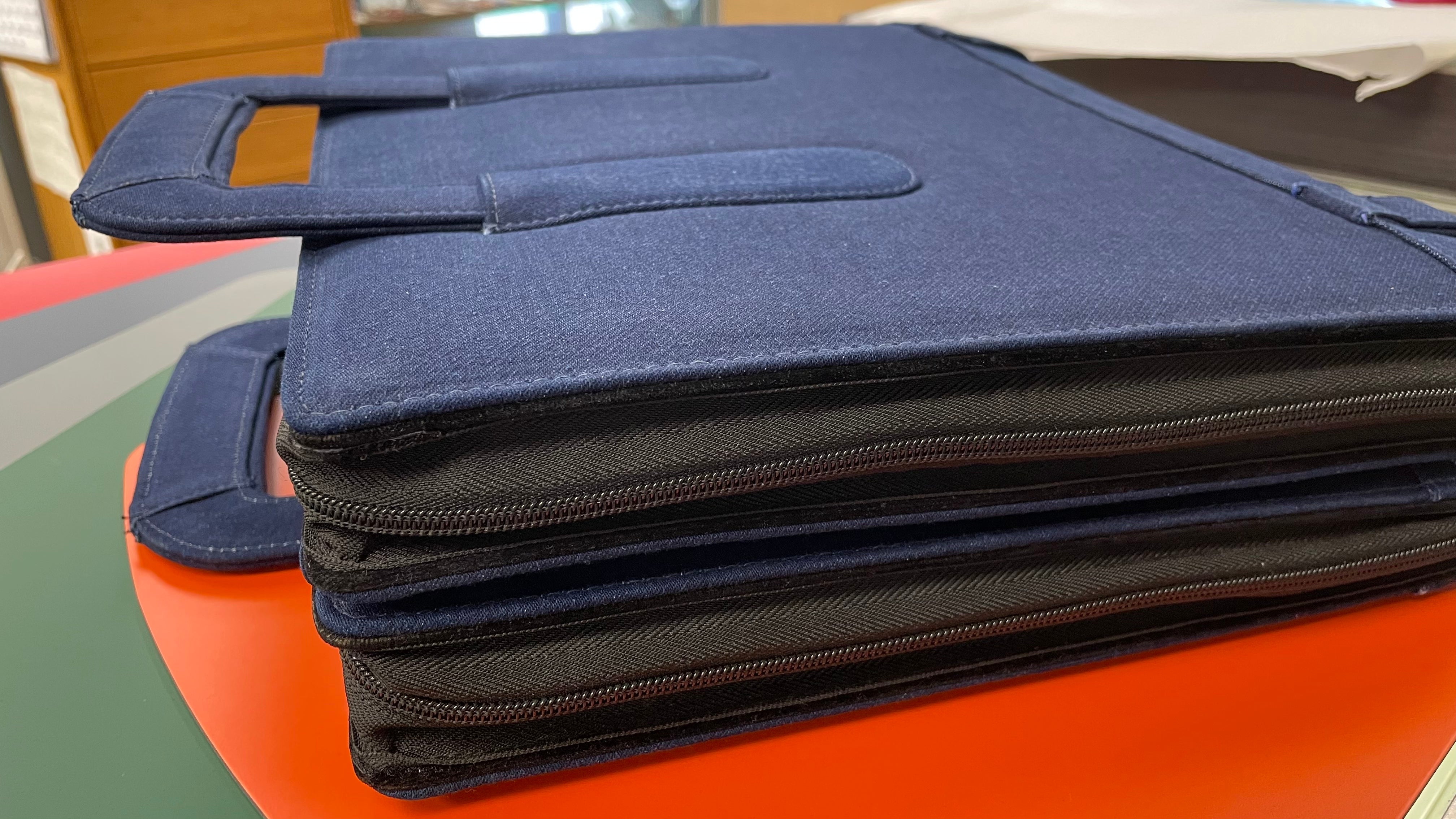 Girologio Cotton Denim Pen Case - 96 Zip-Pen Boutique Ltd