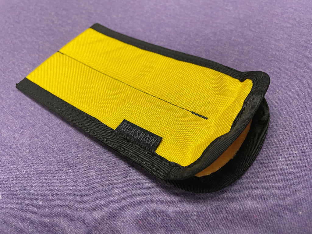 Rickshaw Plush Coozy Pen Case - Saffron - Large (2 Pen)-Pen Boutique Ltd