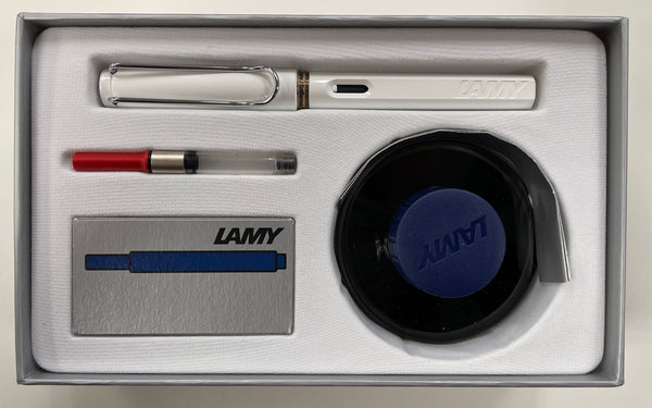 Lamy Safari Gift Set - White-Pen Boutique Ltd