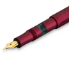 Kaweco Sport Piston Filler Fountain Pen - Solo Bordeaux - Gold Trim-Pen Boutique Ltd