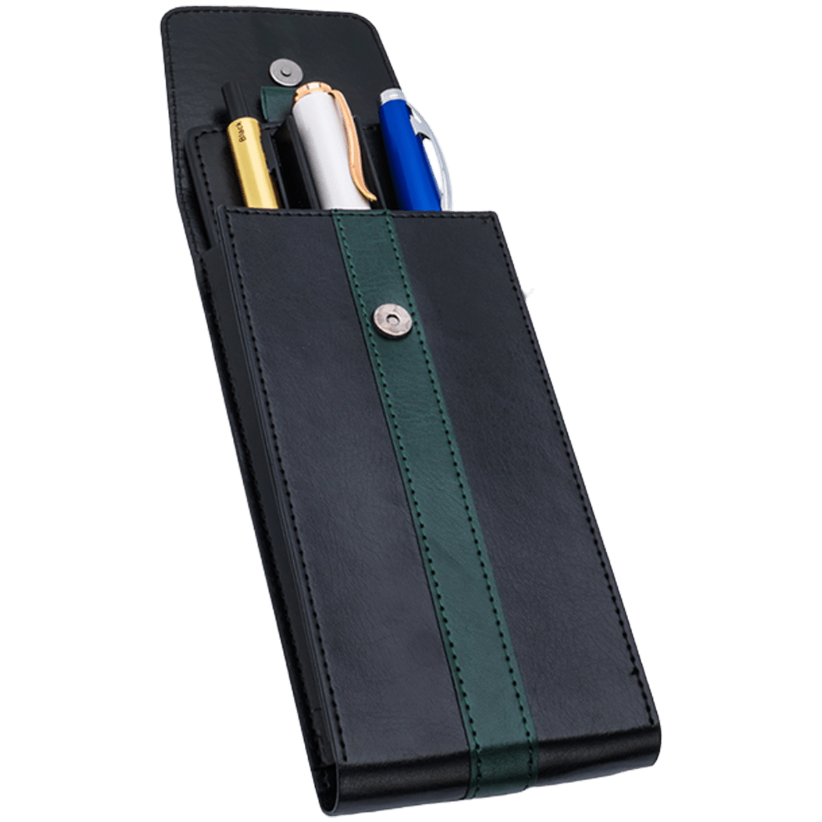 Monteverde Deluxe Collector Vegan Leather 3-Pen Case - Pen Boutique Ltd