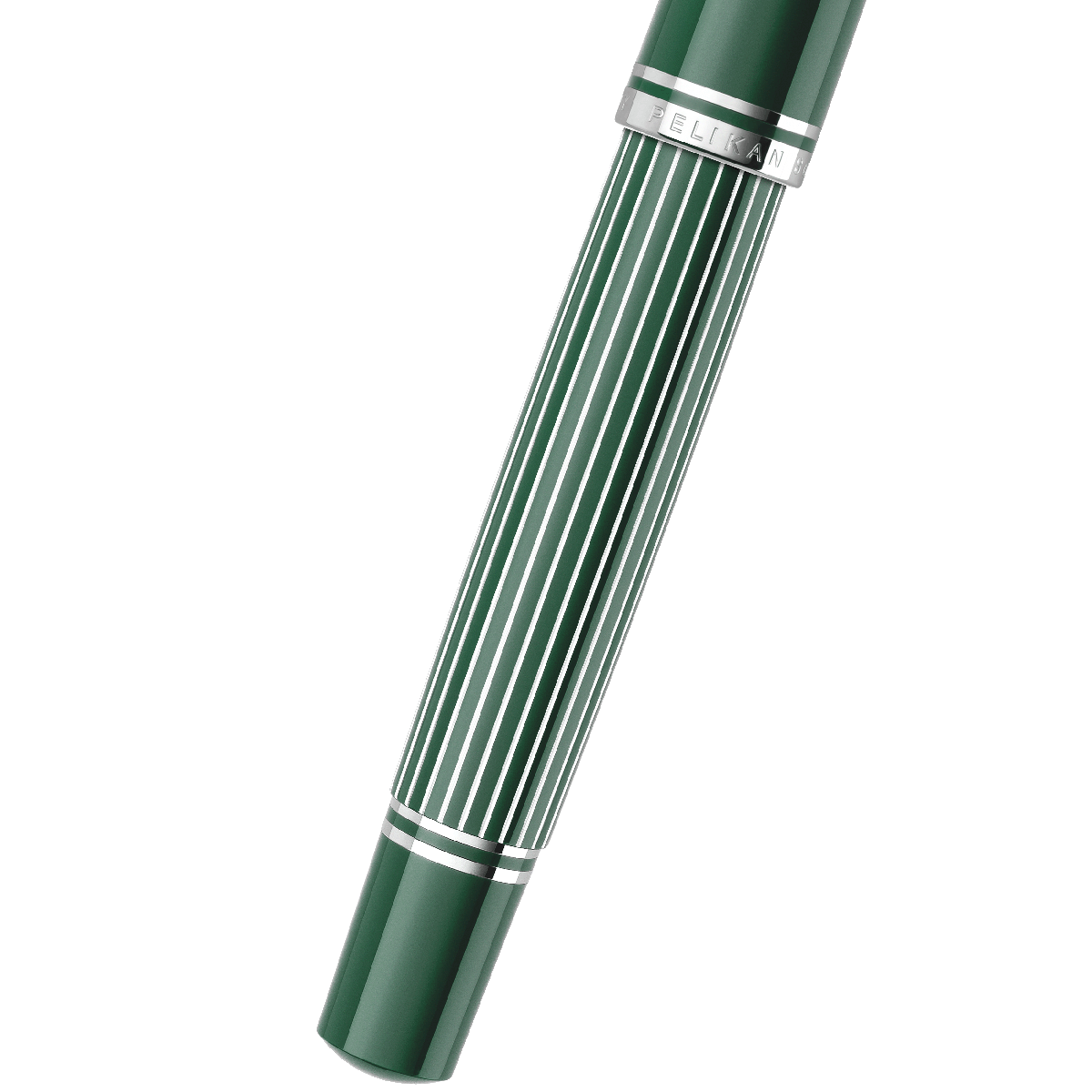 Pelikan Souveran Fountain Pen - M815 Metal Striped Green (Special Edition)