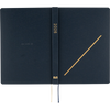 Hobonichi Hard Cover English Book - Slash (Navy) & HON Stamped - A5 (January Start)-Pen Boutique Ltd