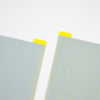 Hobonichi Pencil Board - Ice Gray x Yellow - Weeks - Pen Boutique Ltd