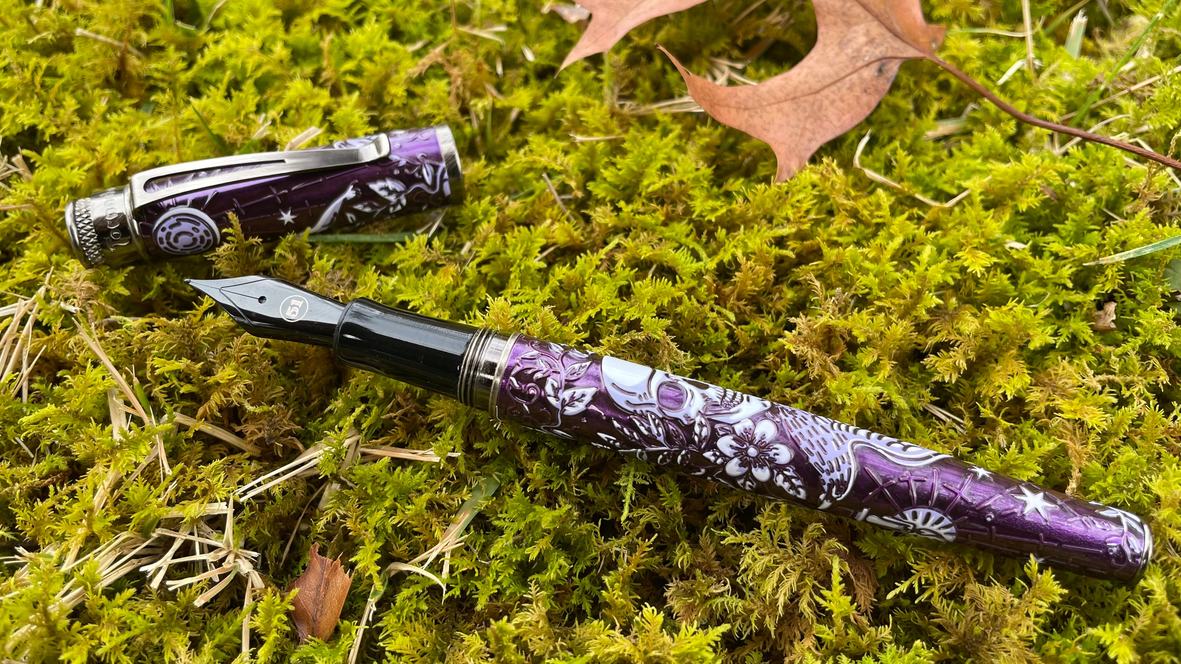 Retro 51 Tornado x Pen Boutique Exclusive Fountain Pen - Raven 3 - 2024 Edition-Pen Boutique Ltd