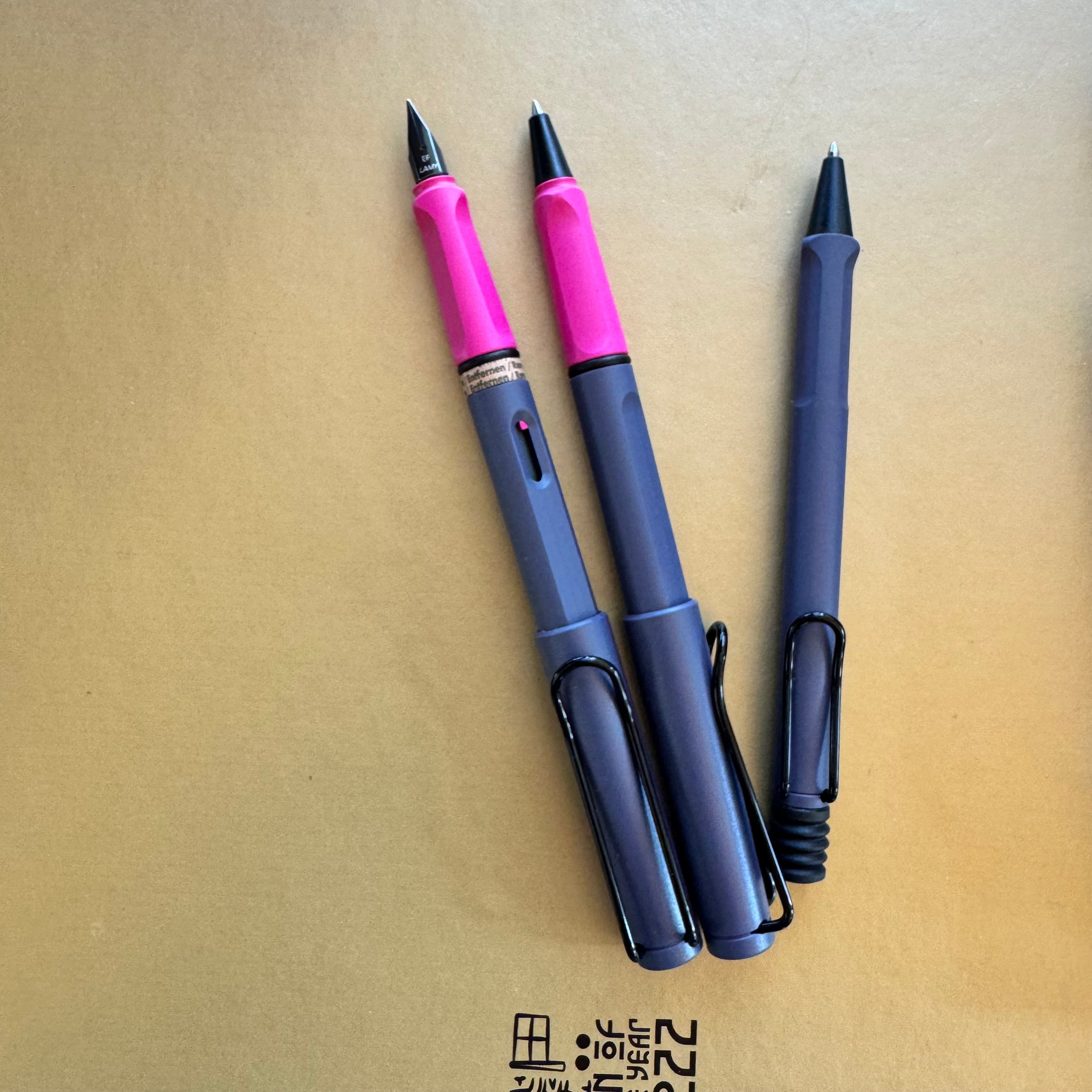 On Sale: Lamy Safari Kewi Set FP/RB/BP - Pink Cliff 2024 (Special Edition)-Pen Boutique Ltd