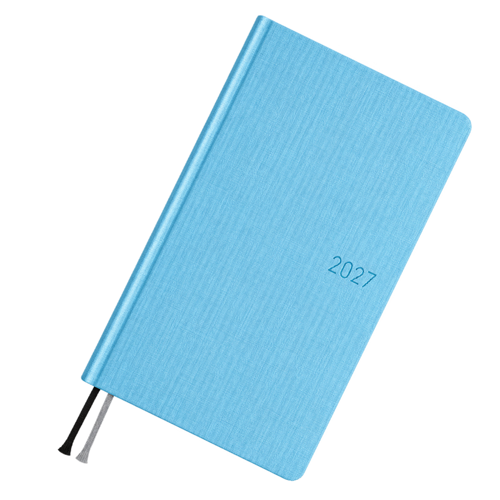 Hobonichi 2027 Mega Light Hardcover English Book - Colors: Sea Glass - Tall & Slim (Weeks - January Start)-Pen Boutique Ltd