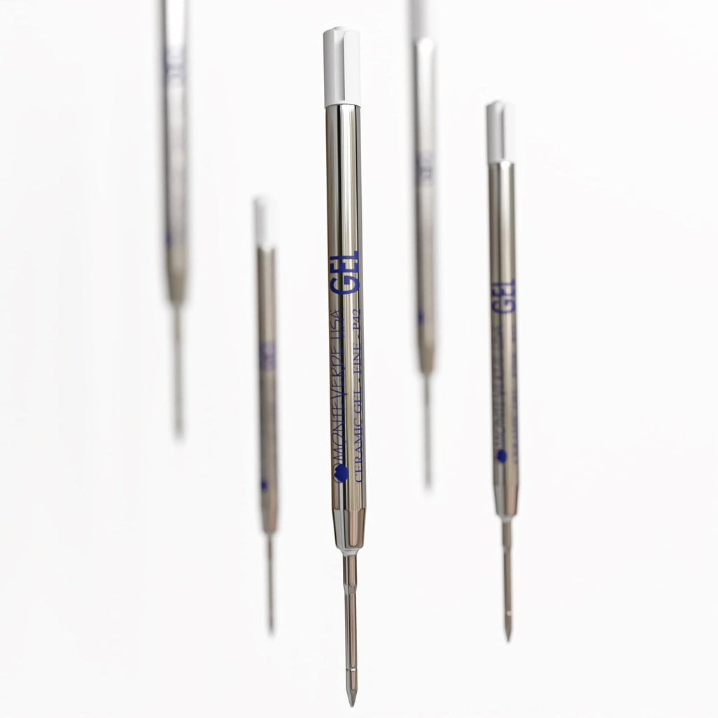 Monteverde Capless Gel Refill (to fit Parker) - Blue/Black - 0.7 mm Fine Point (1/pack)-Pen Boutique Ltd