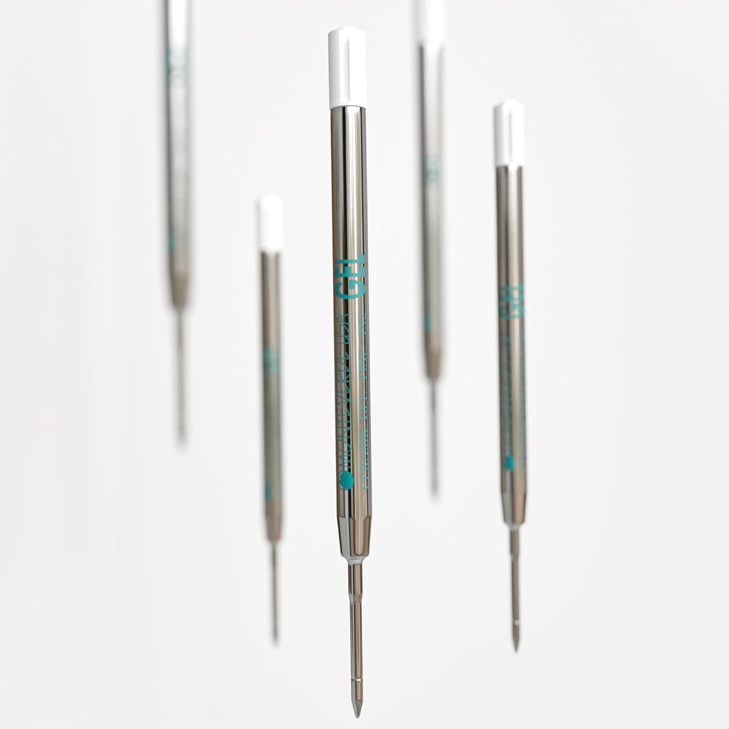 Monteverde Capless Gel Refill (to fit Parker) - Turquoise - 0.7 mm Fine Point (1/pack)-Pen Boutique Ltd