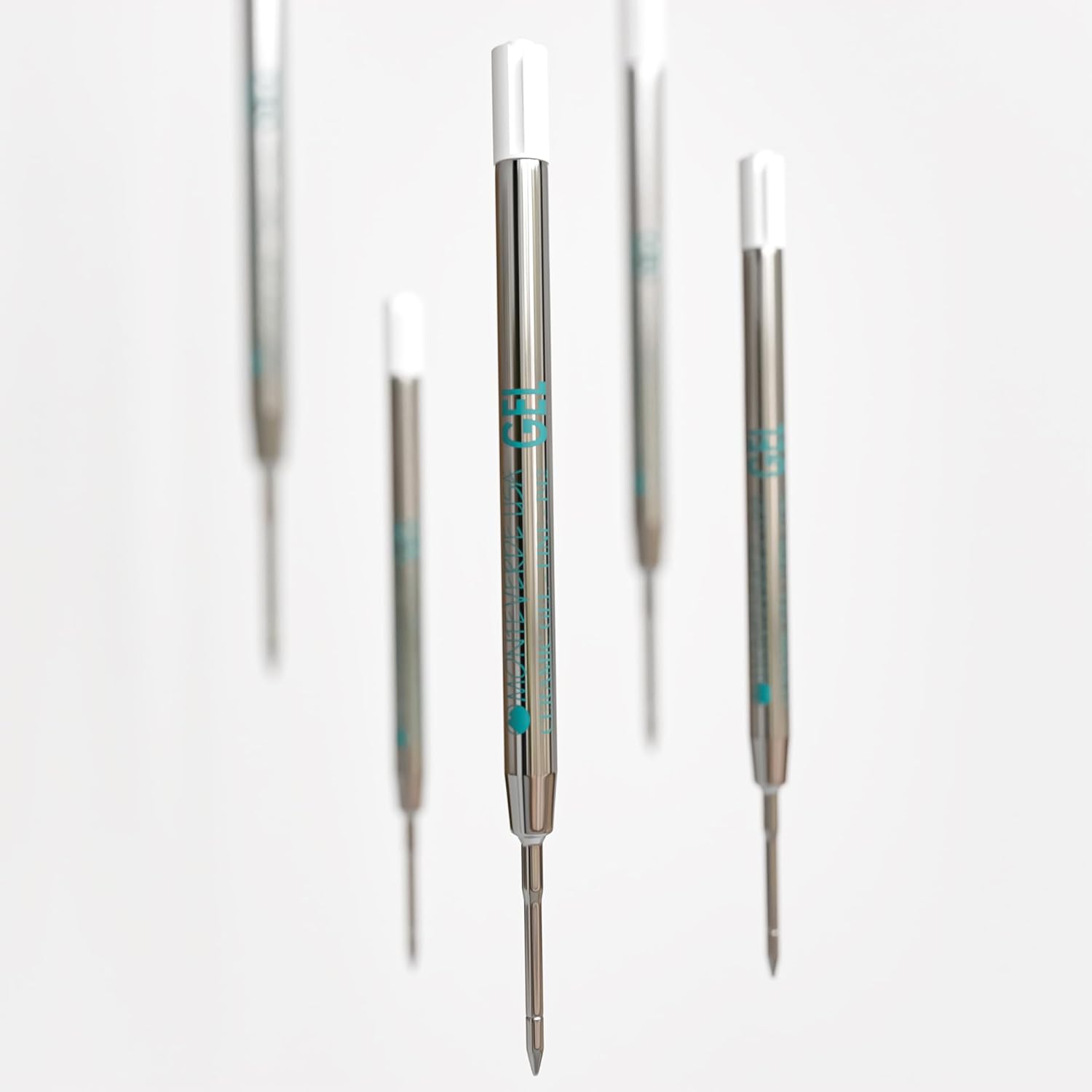 Monteverde Capless Gel Refill (to fit Parker) - Turquoise - 0.7 mm Fine Point (1/pack)-Pen Boutique Ltd