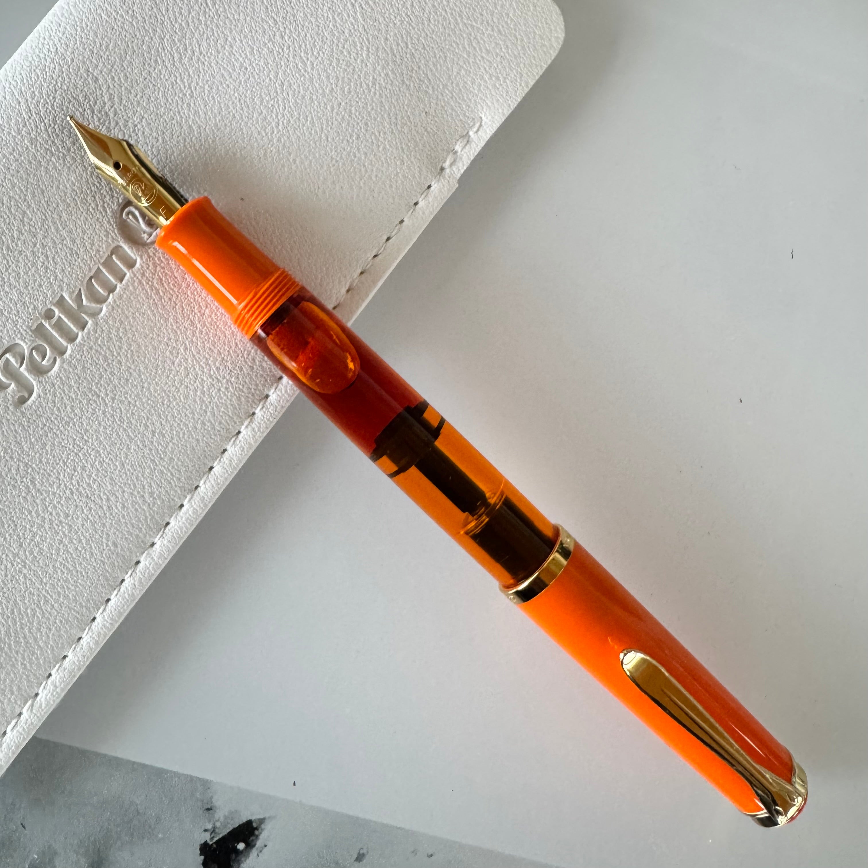 On Sale: Pelikan Classic M200 Fountain Pen - Orange Delight (Special Edition):-Pen Boutique Ltd