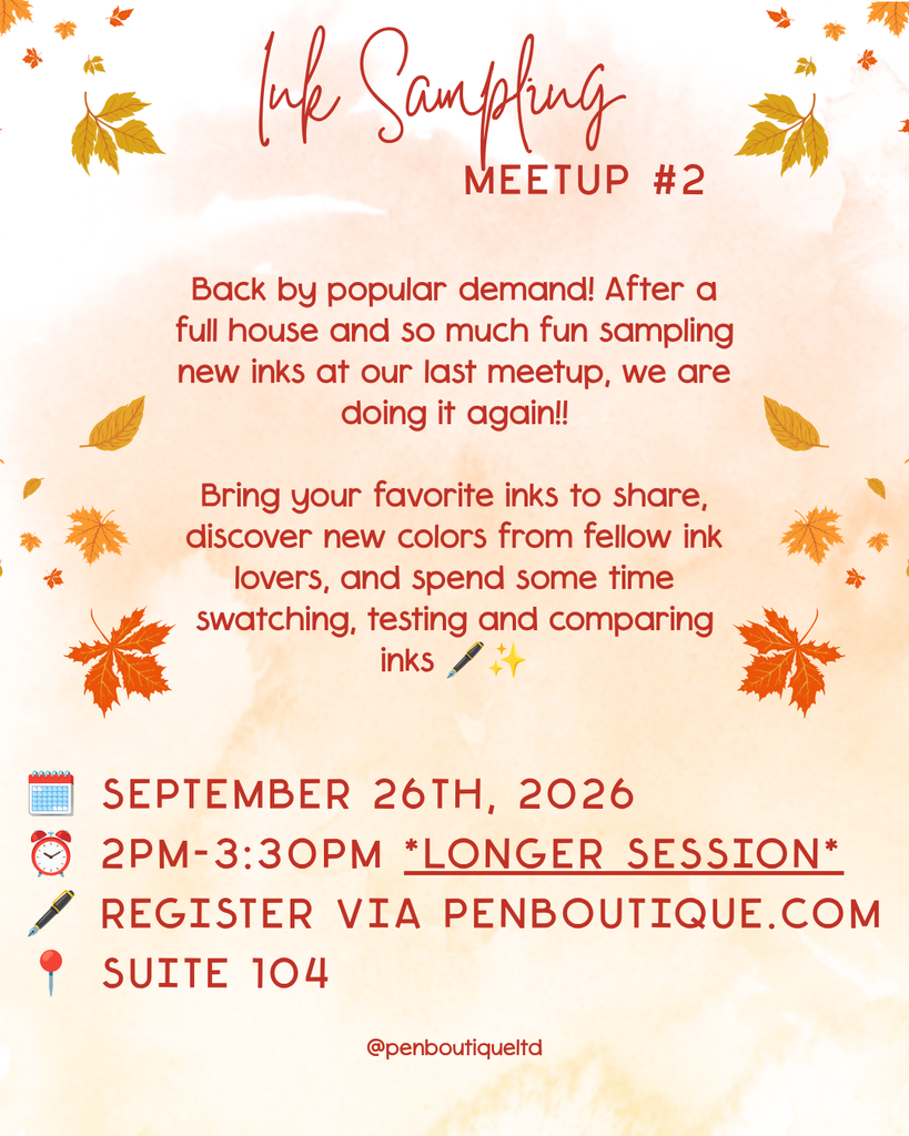 Ink Sampling Meetup #2