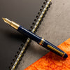Sailor 1911L Fountain Pen - Muted Blue - Casual L Stable Gold Trim - Pen Boutique Ltd