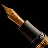 Visconti Homo Sapiens Fountain Pen – Volcano Lava Black – Bronze Trim-Pen Boutique Ltd