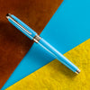 S T Dupont Line D Fountain Pen - Eternity - Turquoise - Palladium Trim (Large) - Medium Point.-Pen Boutique Ltd