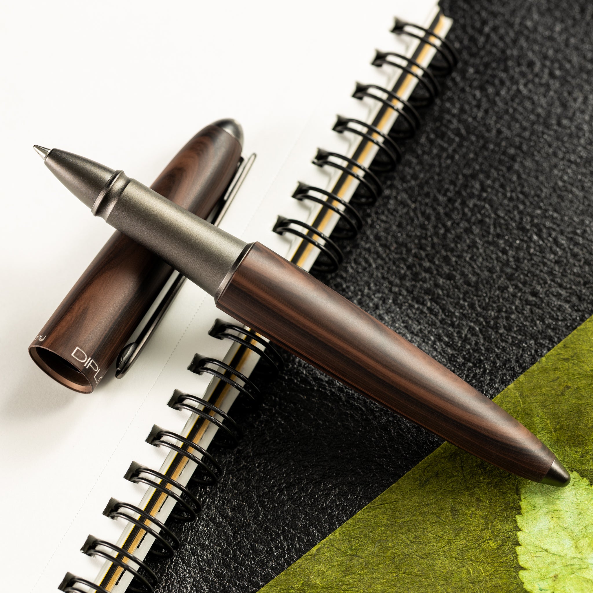 Diplomat Aero Rollerball Pen - Black Forest - Pen Boutique Ltd