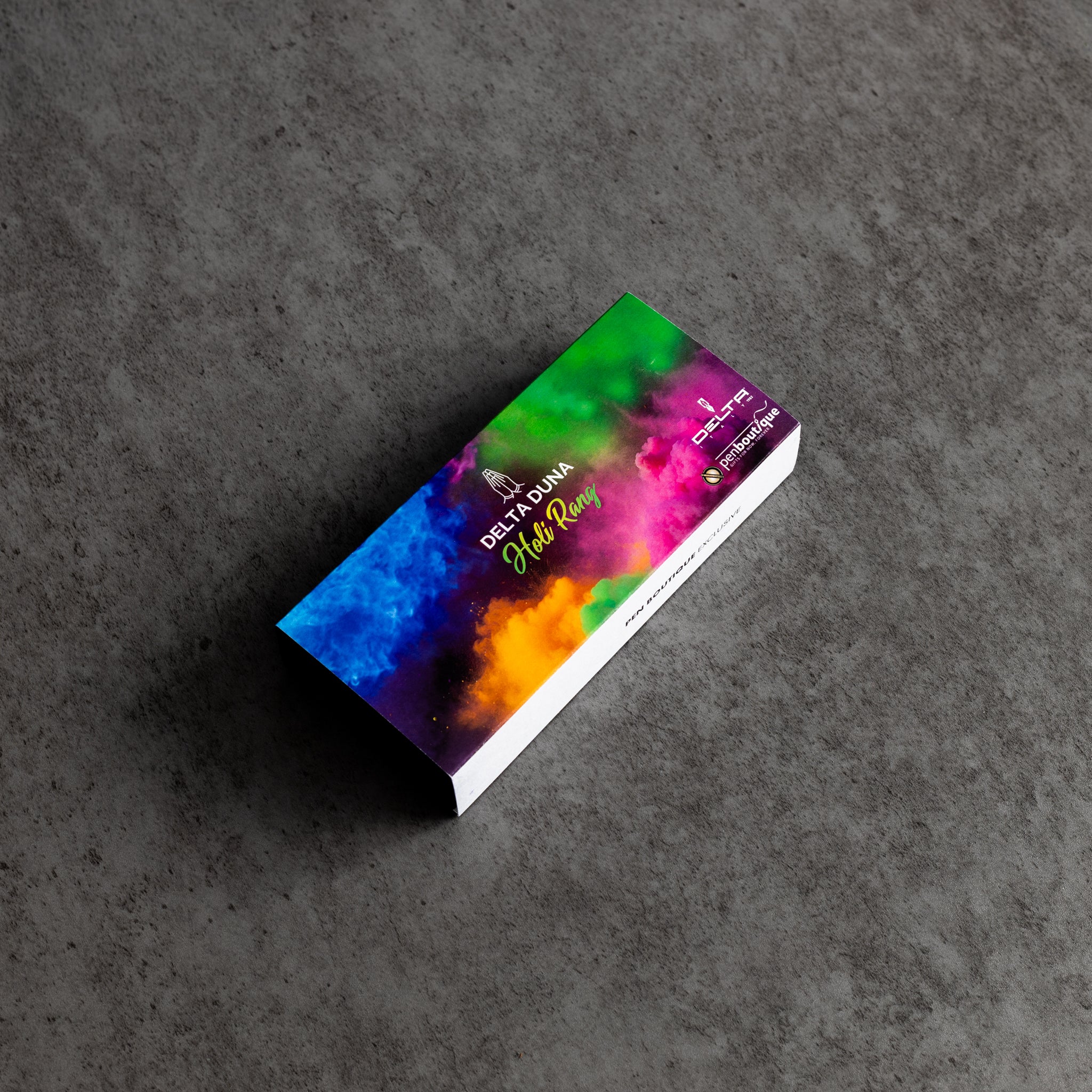 Delta Duna Fountain Pen - Limited Edition - Primary Manipulation 5.0 Holi Rang - Steel (Pen Boutique Exclusive)-Pen Boutique Ltd
