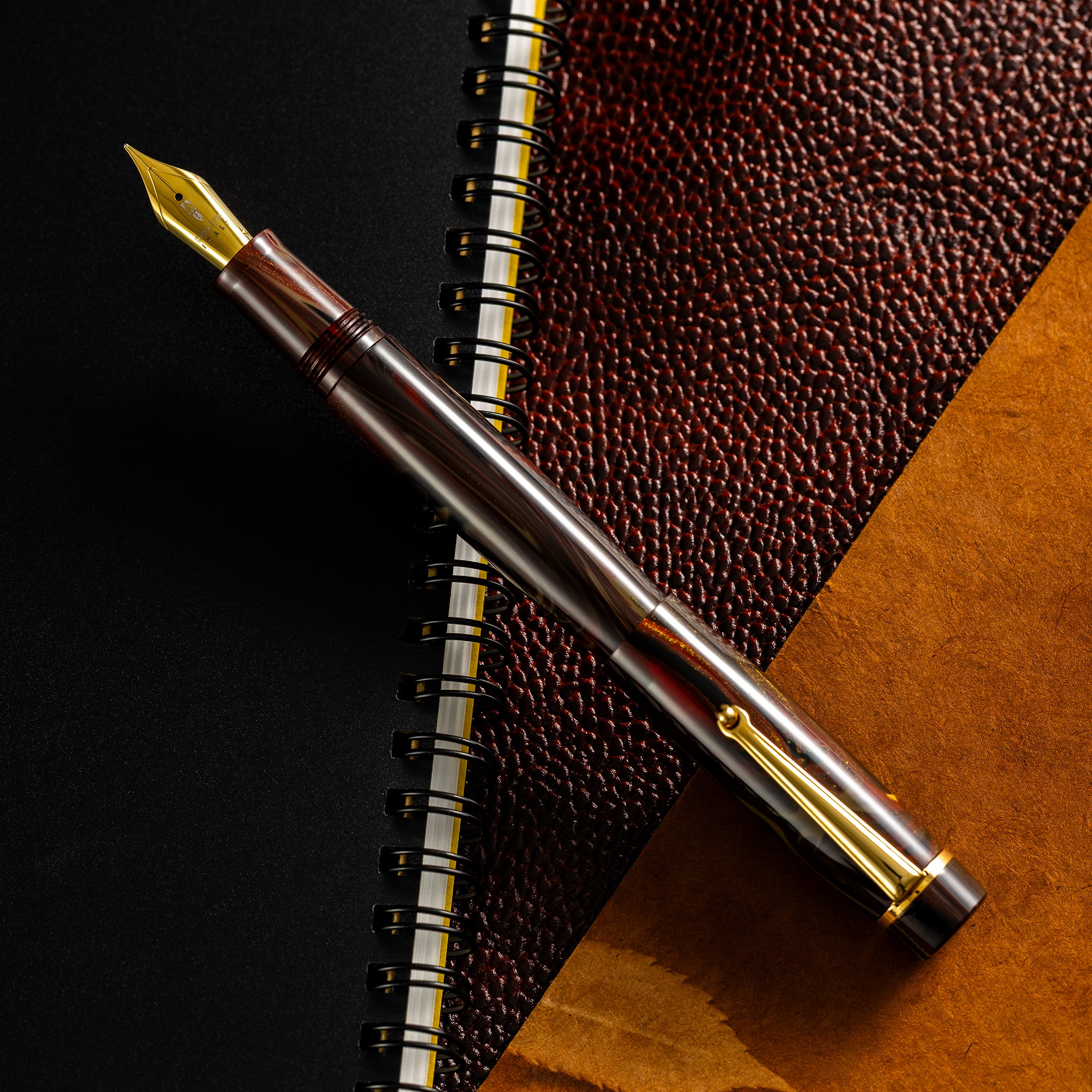 Delta Signs of the Time Fountain Pen - Barocco (Art Editions)-Pen Boutique Ltd
