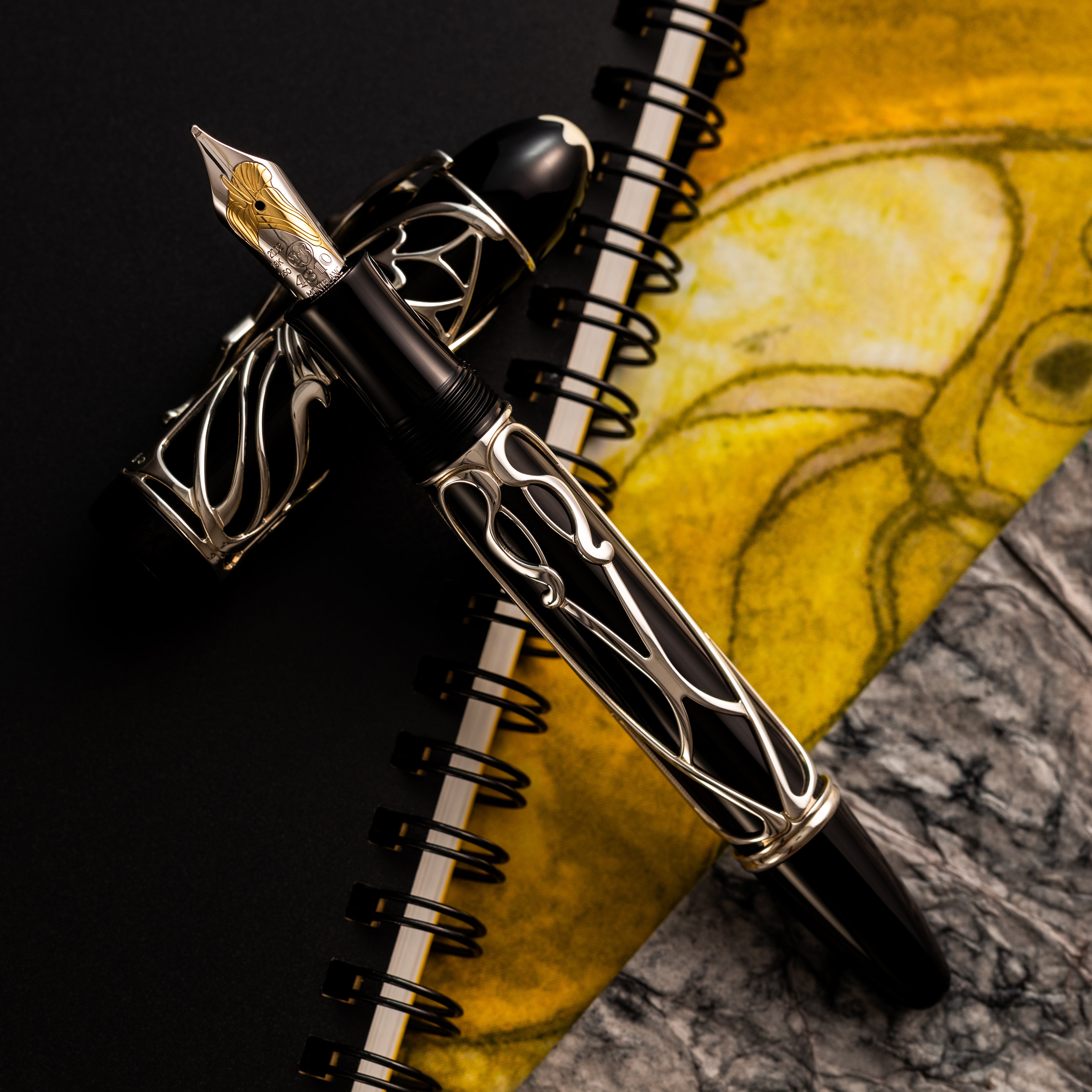 Montblanc Patron of Art Fountain Pen - Andrew Carnegie (Limited Edition 4810)-Pen Boutique Ltd