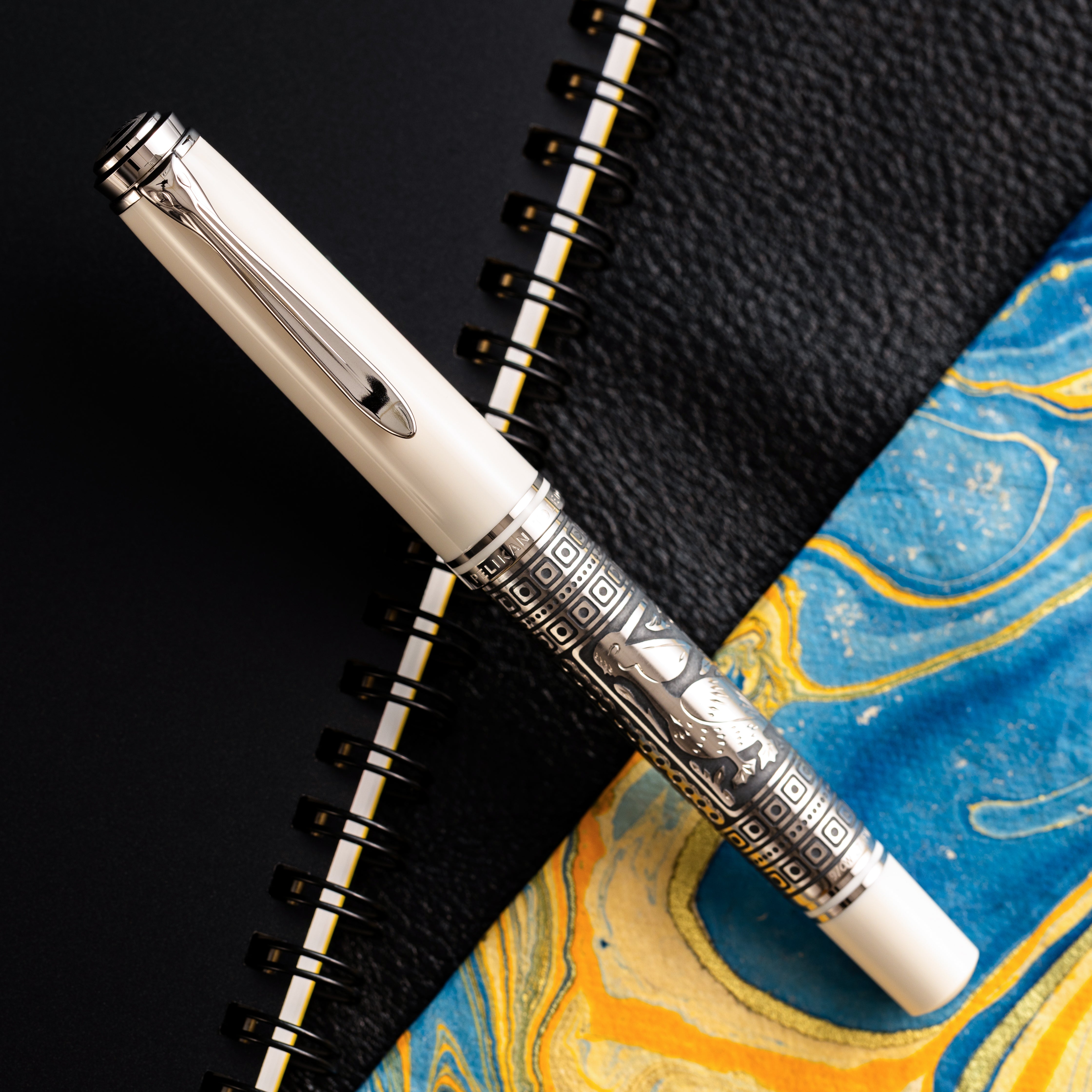Pelikan Toledo Fountain Pen - M910 White (Special Edition) - Pen Boutique Ltd