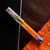 Delta Limited Edition Fountain Pen - DV Original - Orange Primary Manipulation 4.5 - Palladium Trim (Mid-Size)-Pen Boutique Ltd