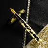 Zek Handpainted Tezhip Art Black with Gold Fountain Pen - Pen Boutique Ltd