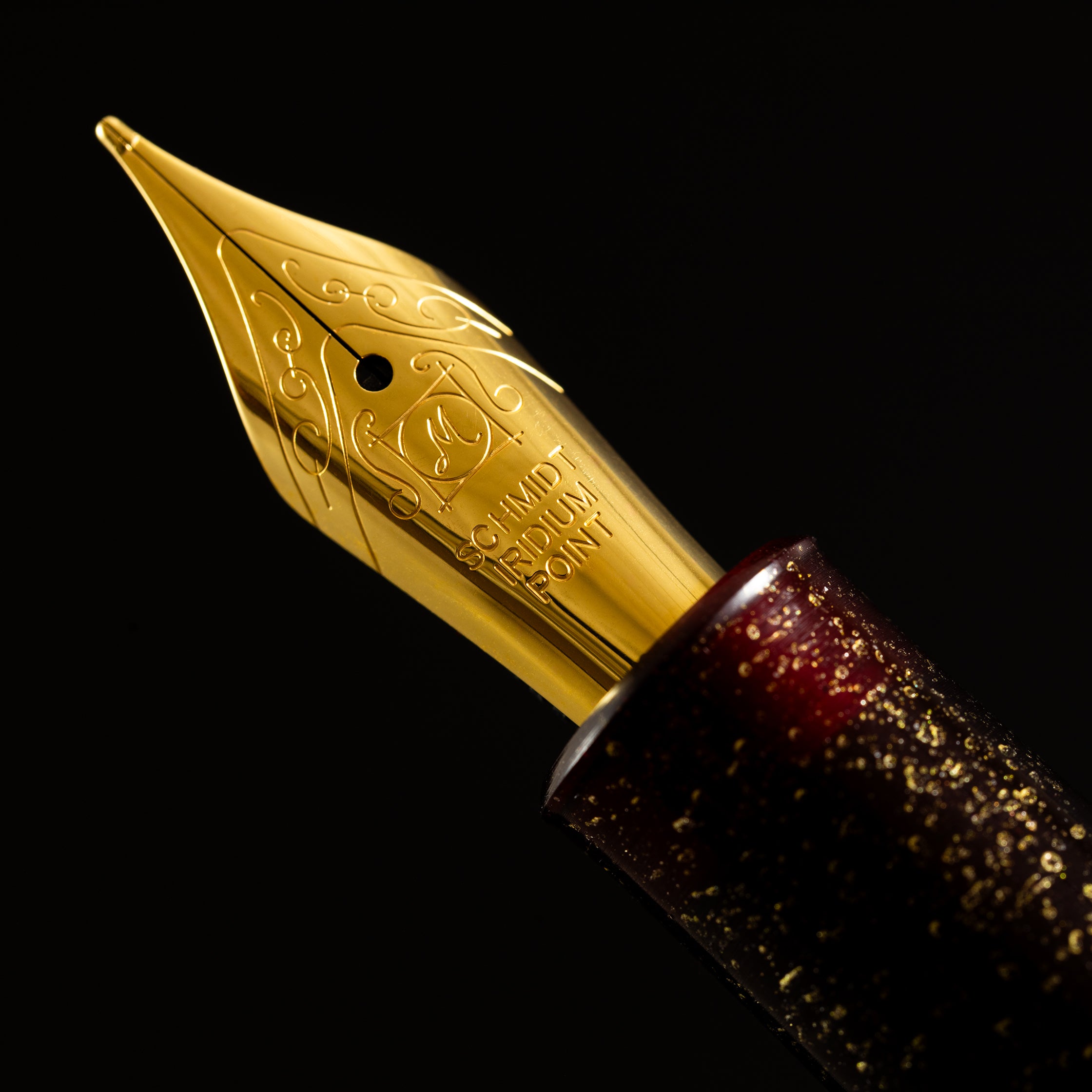 Zek Handpainted Tezhip Art Black with Gold Fountain Pen - Pen Boutique Ltd