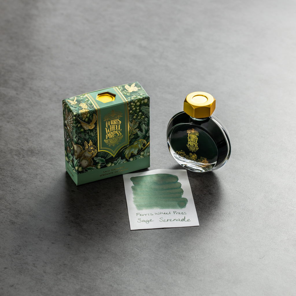 Ferris Wheel Press Ink Bottle - Sage Serenade - 38ml-Pen Boutique Ltd