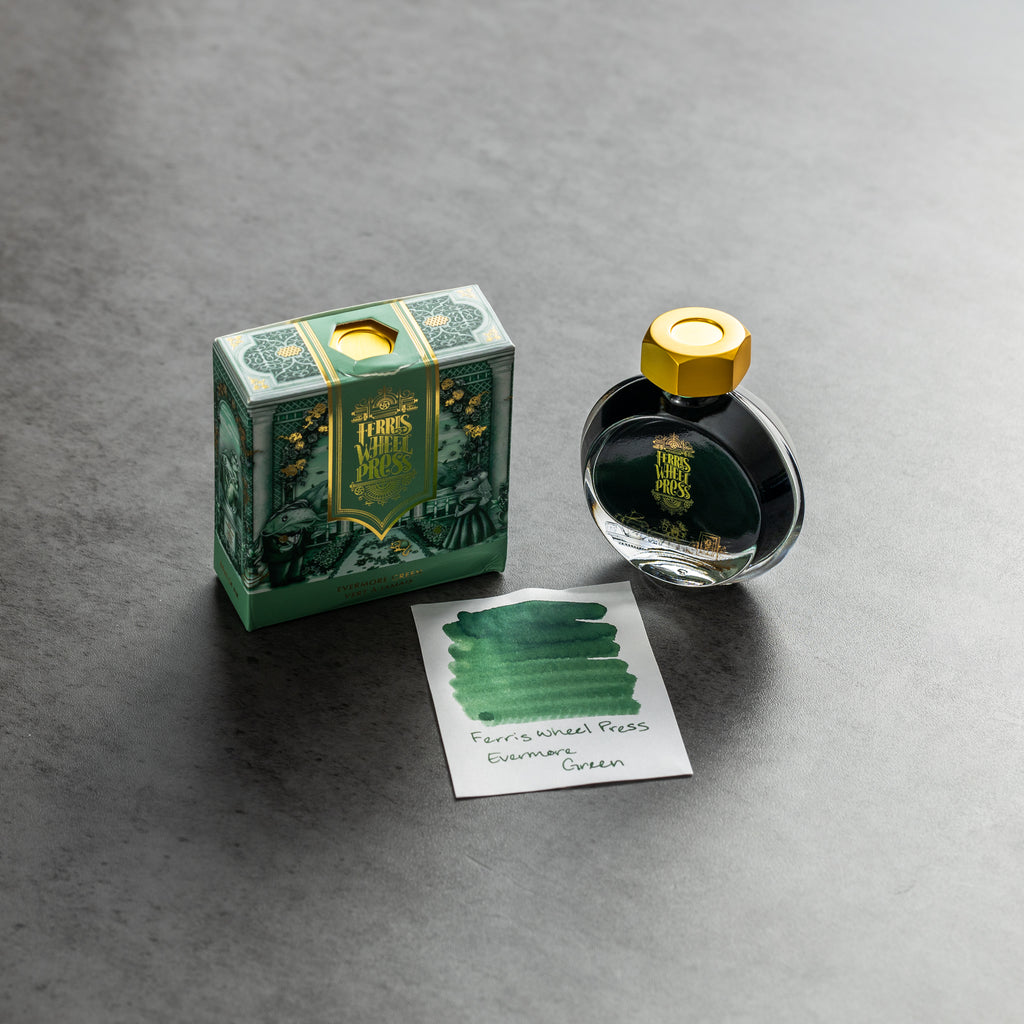 Ferris Wheel Press Ink Bottle - Evermore Green - 38ml-Pen Boutique Ltd