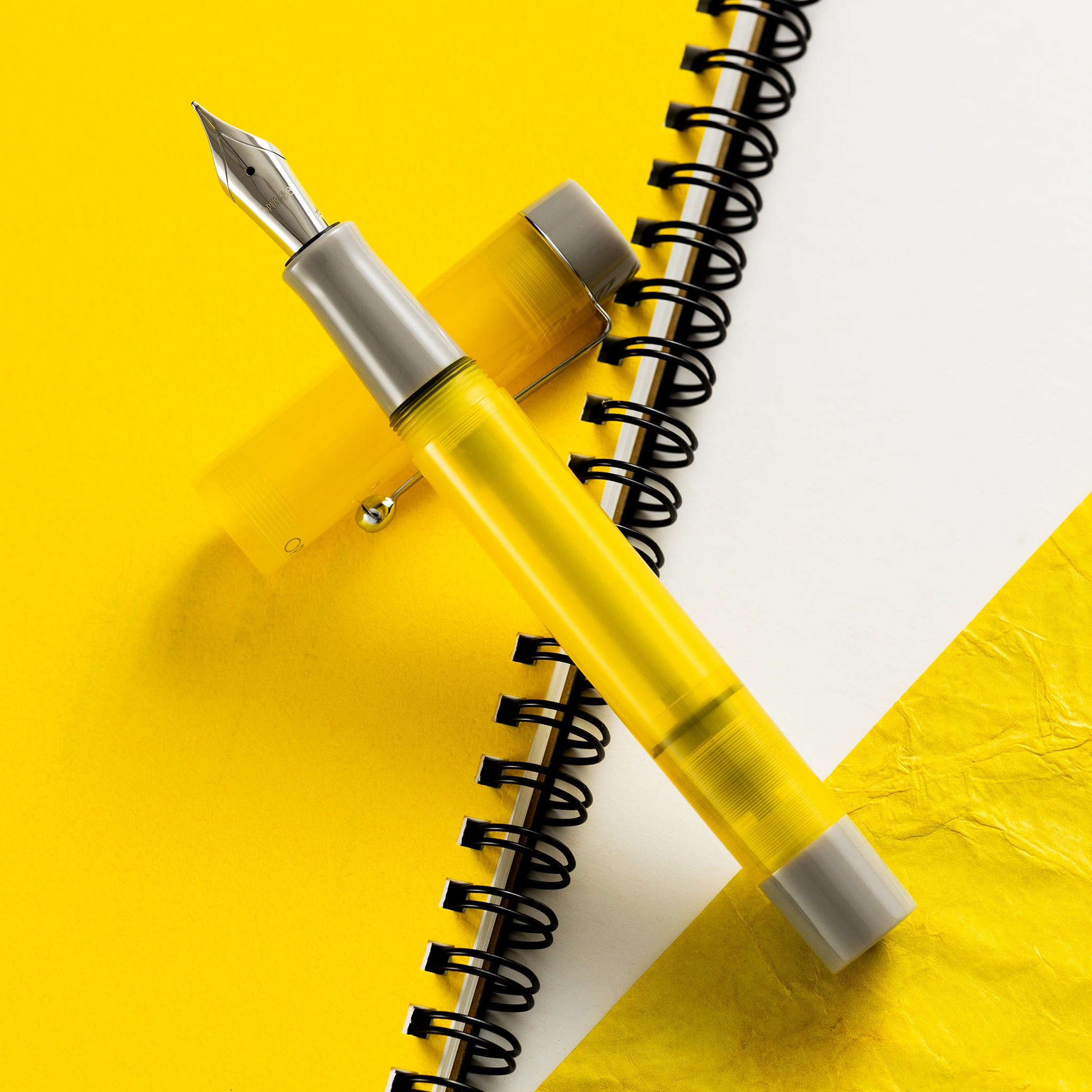 Opus 88 Demo Fountain Pen - 2021 Yellow-Pen Boutique Ltd