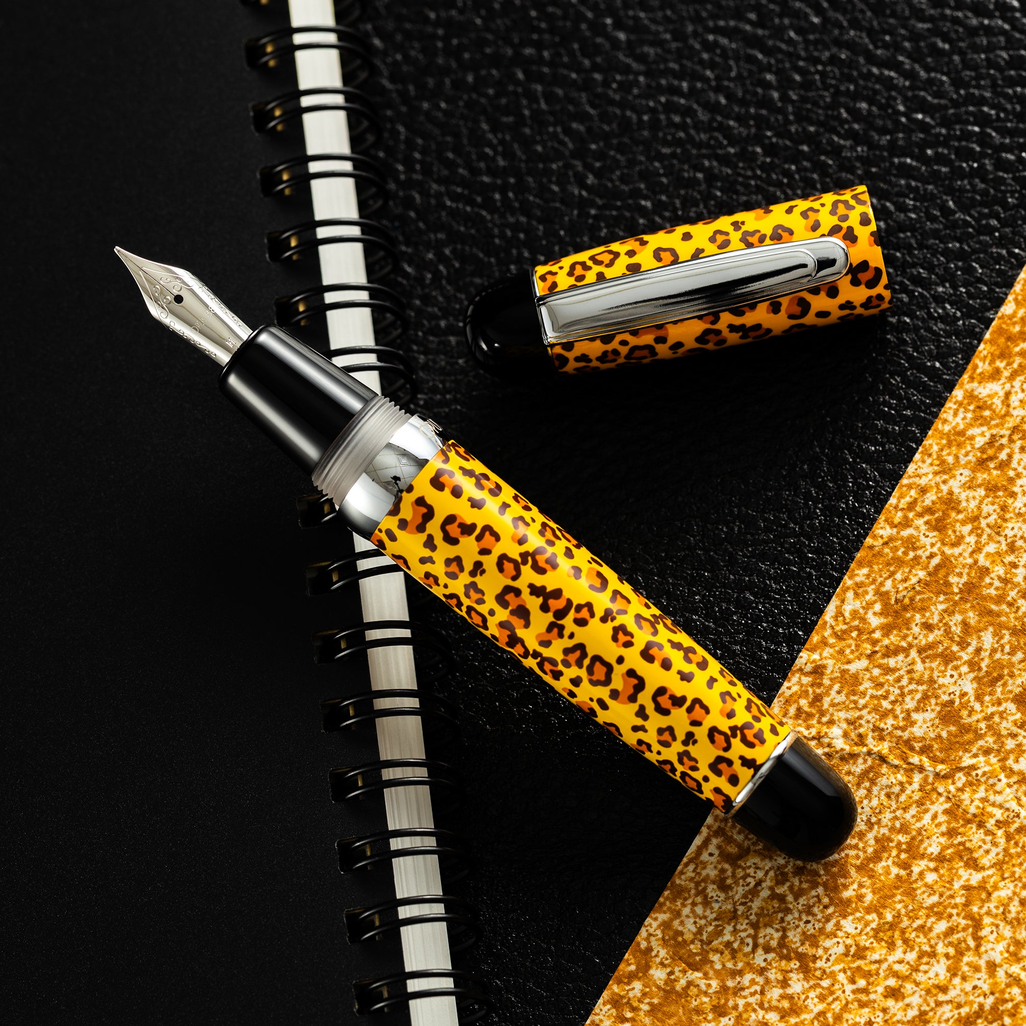 Opus 88 Mini Fountain Pen - Mara Leopard-Pen Boutique Ltd