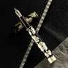 Zek Handpainted Tezhip Art Black with Silver Flower Fountain Pen - Pen Boutique Ltd