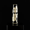 Zek Handpainted Tezhip Art Black with Silver Flower Fountain Pen - Pen Boutique Ltd