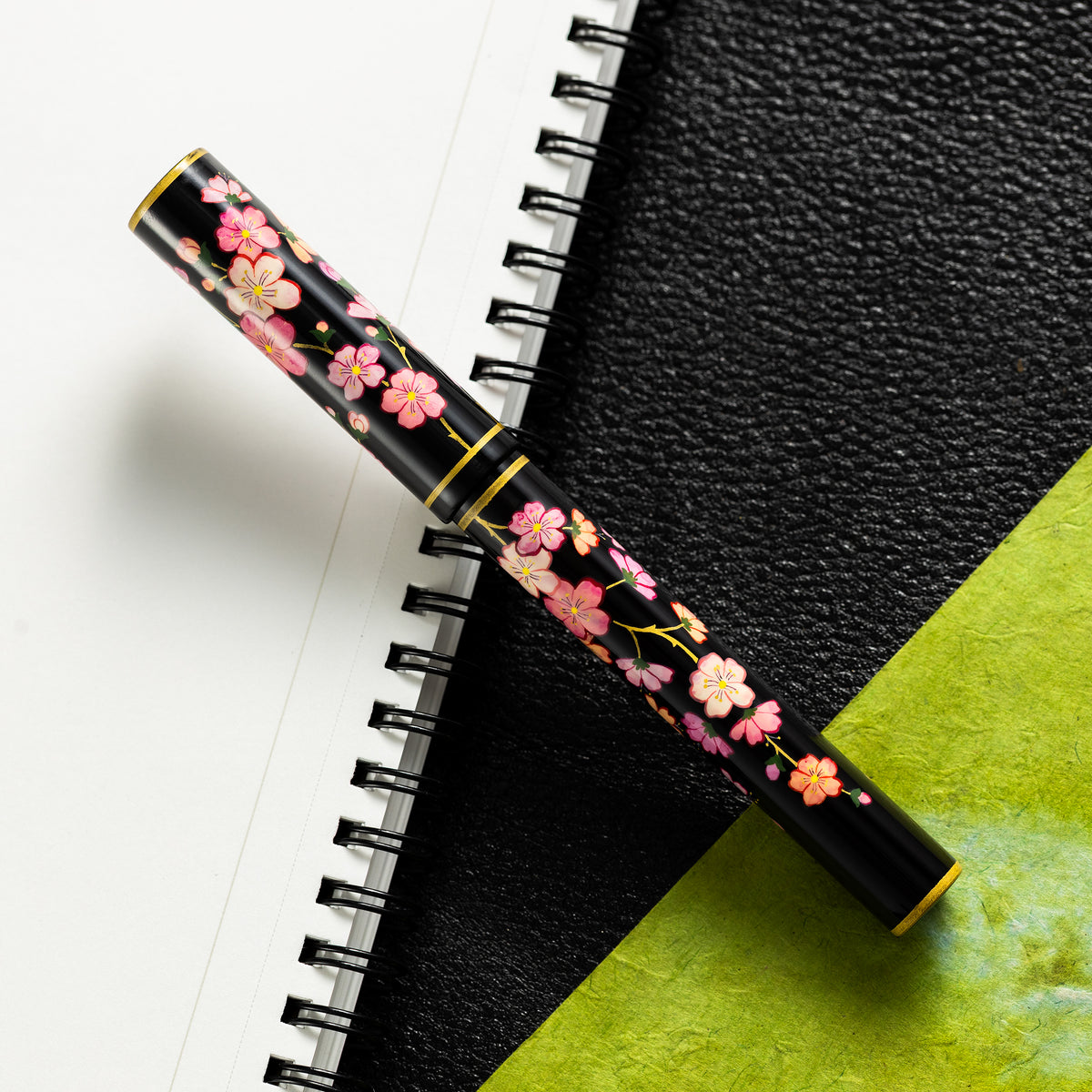 Zek Handpainted Tezhip Art Sakura Fountain Pen - Pen Boutique Ltd